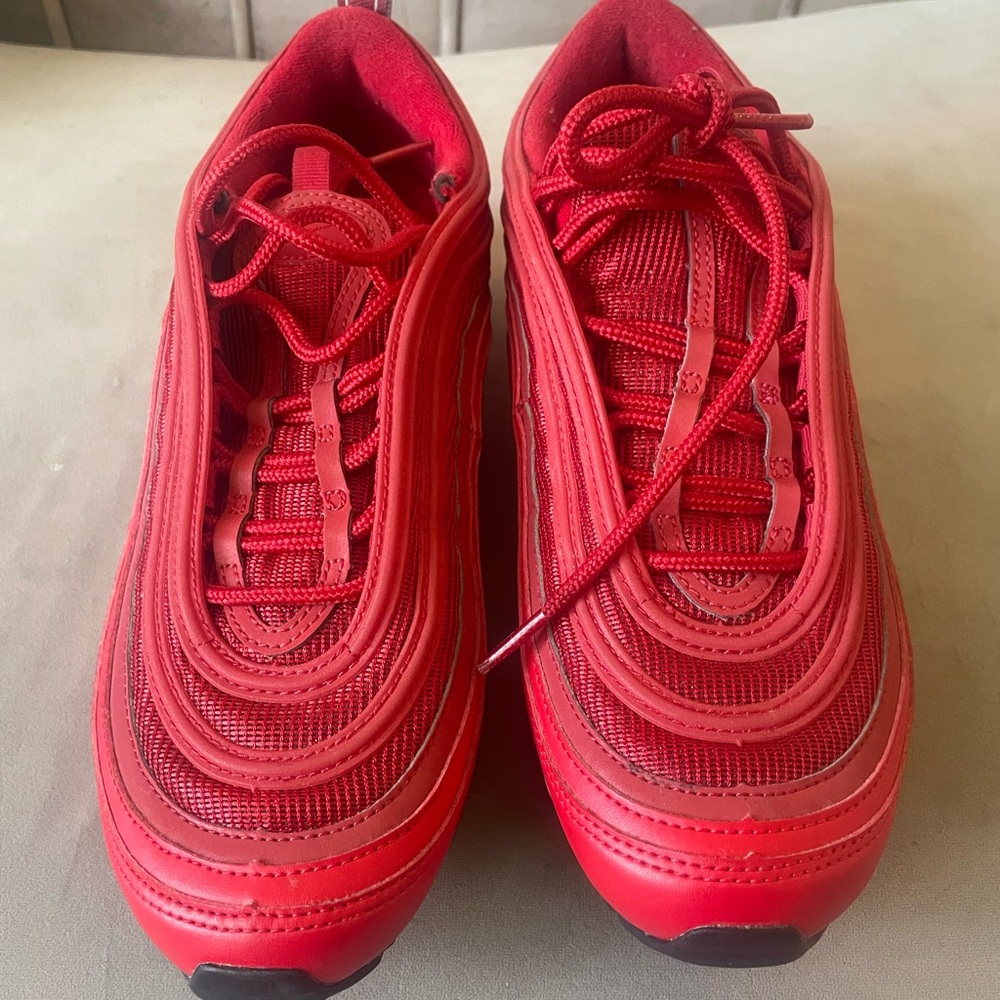 Red Nike Airmax 97 Sneakers